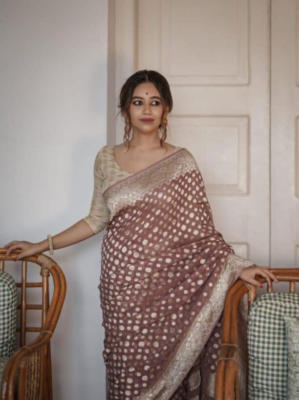 Banarasi Soft Georgette Silk Saree Collection - Image 2