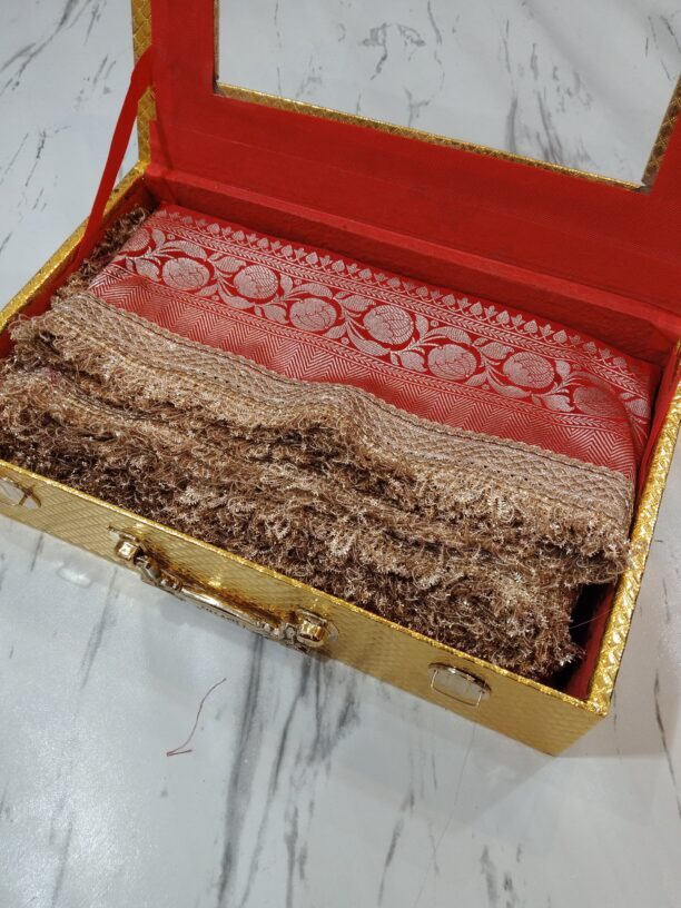 Banarasi Soft Glass Tissue Silk Saree - Image 9