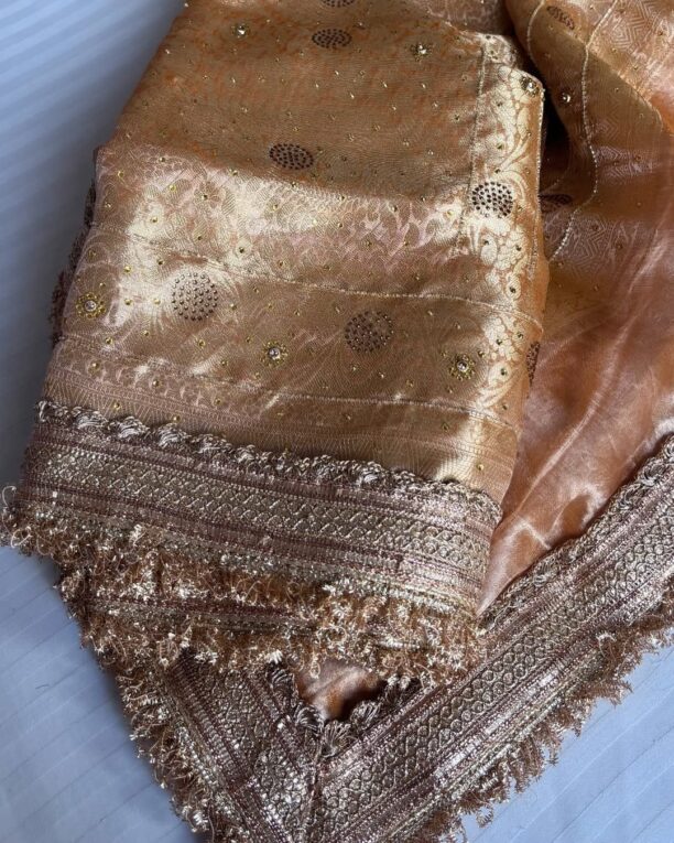 Banarasi Soft Maharani Glass Tissue Silk Saree - Image 23