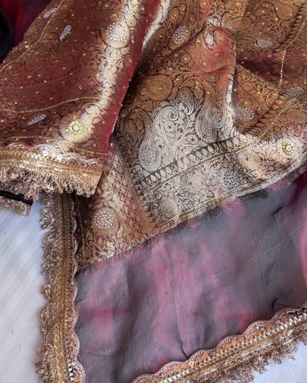 Banarasi Soft Maharani Glass Tissue Silk Saree - Image 18