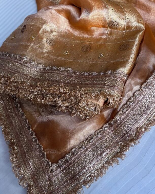 Banarasi Soft Maharani Glass Tissue Silk Saree - Image 13