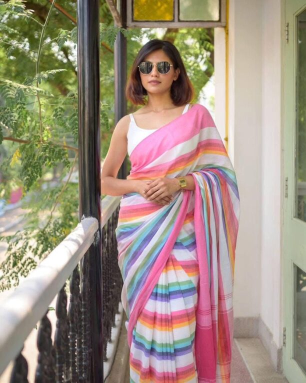mul cotton saree - Image 3