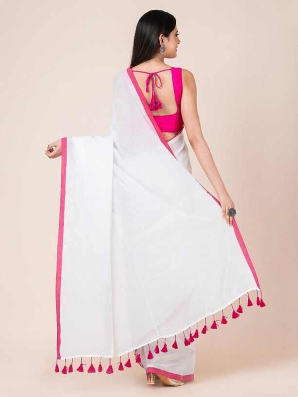 Soft Mul Cotton Everyday Saree with Stitched Kodi