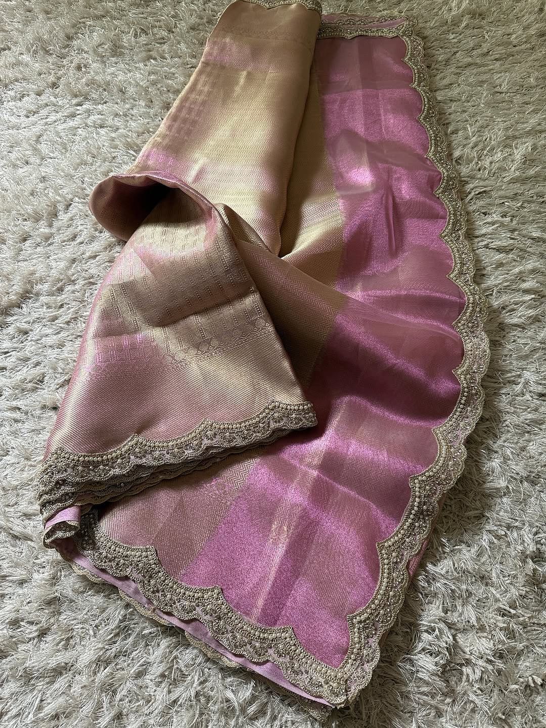 Kanjivaram Tissue Silk Sarees: Handworked Masterpieces